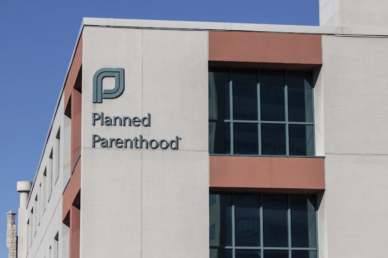 Planned Parenthood location. Planned Parenthood provides reproductive health services in the US.