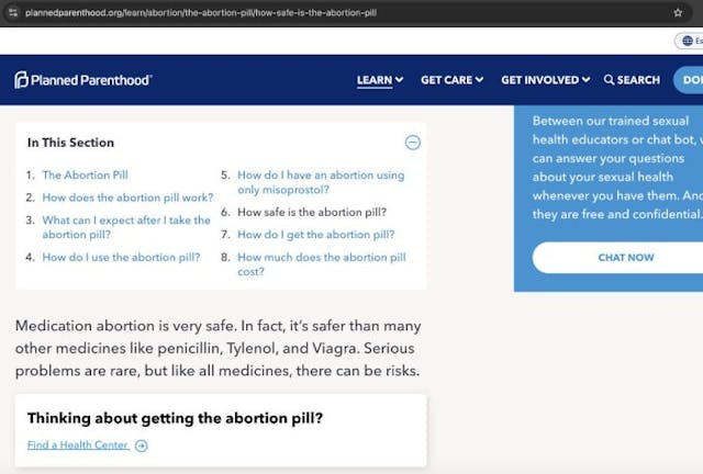 ‘Safer than Tylenol’? Report casts doubt on Planned Parenthood’s abortion pill safety claim image