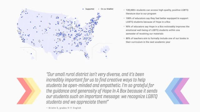 Hope in a Box Program Source: AFY, Hope in a Box Program, https://www.hopeinabox.org/ How a Planned Parenthood coalition fights to keep sexually graphic books in schools image