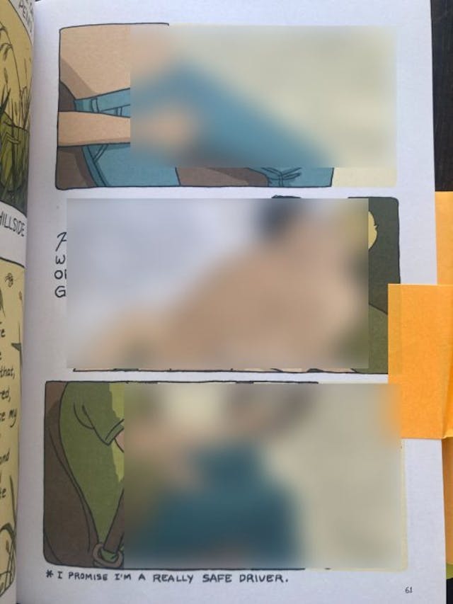 “Gender Queer” book illustrating masturbation, blurred How a Planned Parenthood coalition fights to keep sexually graphic books in schools image