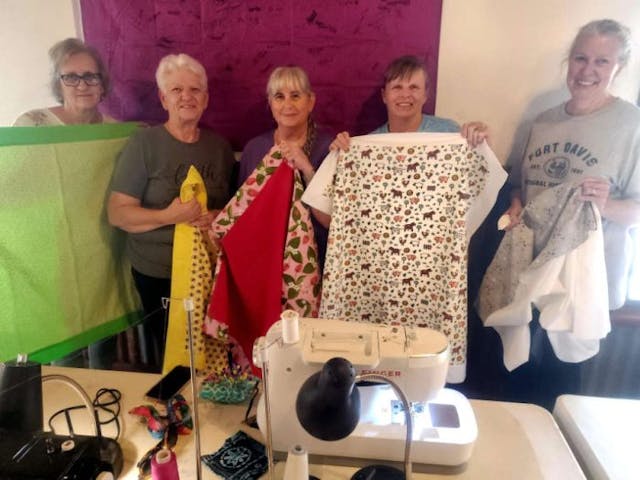 On Thursday, a group of volunteers from across West Texas met up at the Big Country Baptist Assembly in Lueders to make baby blankets to give to pregnancy centers across the State of Texas. (Photo: Mark Lee Dickson) Texas city of Lueders becomes 73rd ‘Sanctuary City for the Unborn’ in US image