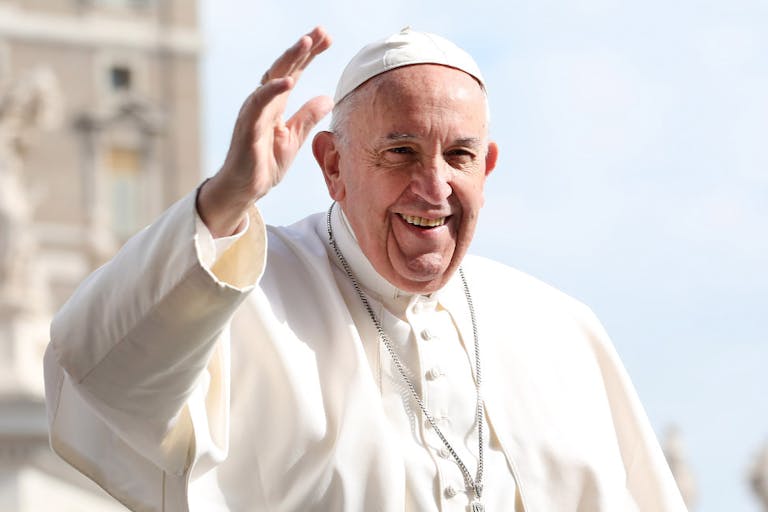 Pope Francis Holds His Weekly Audience Pope Francis, who advocated for the protection of all human beings, has died at 88 featured image