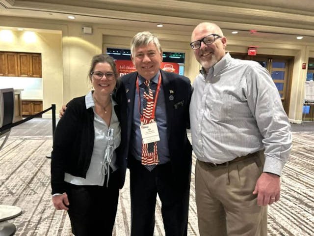 Scott & Sheryl Crosier, with sponsor Kansas Rep. Bill Rhiley (center), at NACL Simon’s Law resuscitates parental rights for medically vulnerable children image