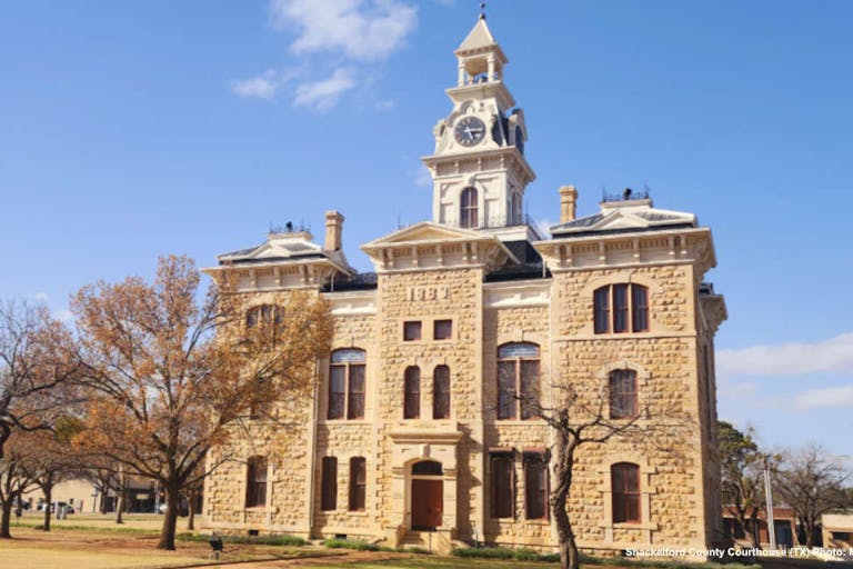 shackelford county courthouse tx mark lee dickson