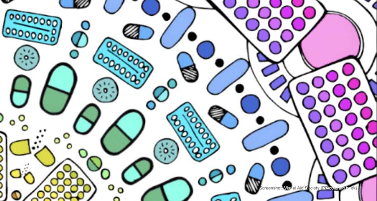 visual aid society PP coloring book screenshot