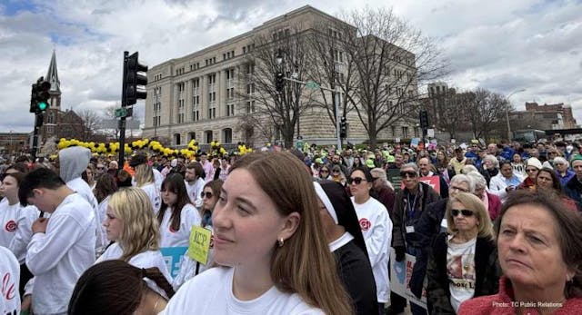 IL March for Life 2025 (Photo: TC Public Relations) Illinois March for Life participants denounce state lawmakers’ extreme pro-abortion policies image