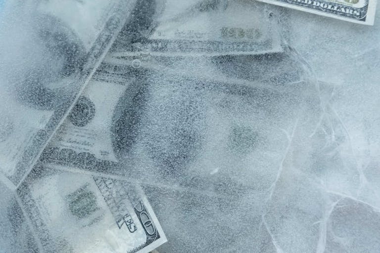 100 dollars frozen melt.