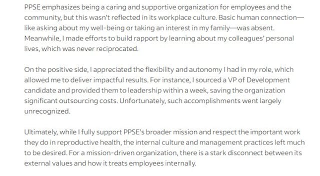 Planned Parenthood employee shocked to find corporation isn’t ‘family-oriented’ image