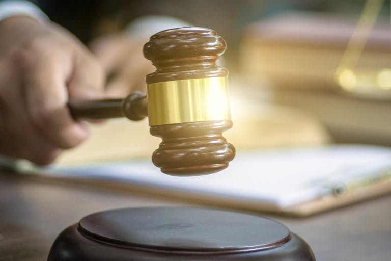 Judge gavel with Justice lawyers, Businesswoman in suit or lawyer, Advice and Legal services Concept.