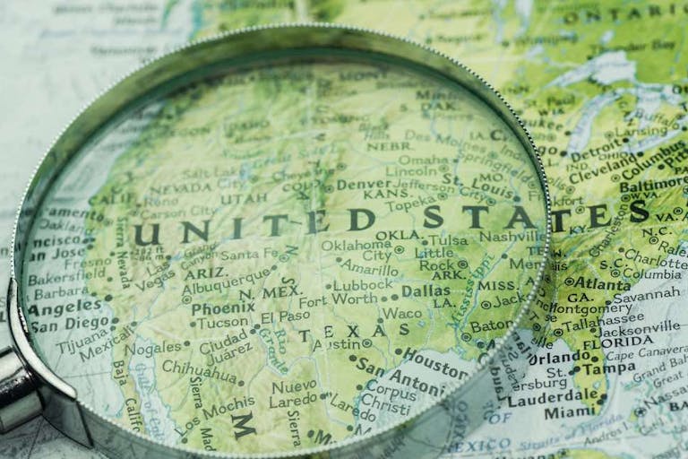 united states map, abortion