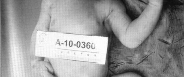 Evidentiary photo via VidasSV.org of newborn murdered in El Salvador.