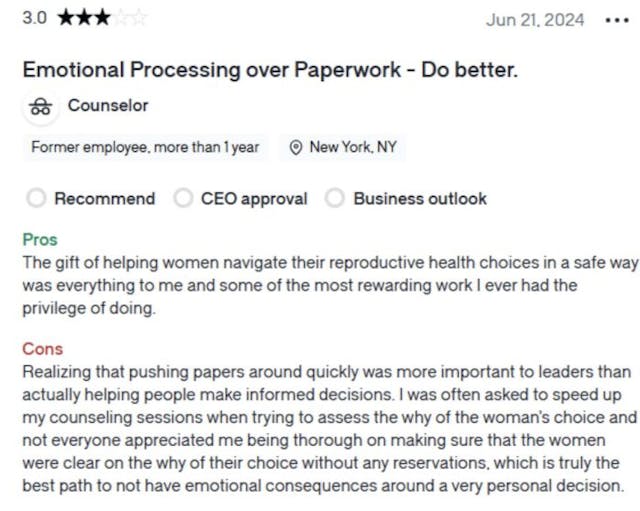 ‘Don’t be fooled’: Planned Parenthood employee reviews say corporation doesn’t care about clients or staff image