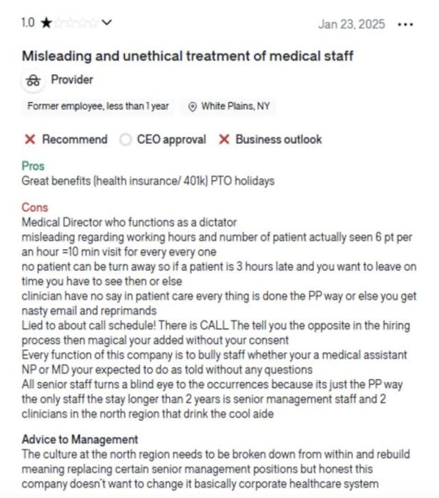 Source: https://www.glassdoor.com/Reviews/Planned-Parenthood-Reviews-E14417.htm ‘Don’t be fooled’: Planned Parenthood employee reviews say corporation doesn’t care about clients or staff image
