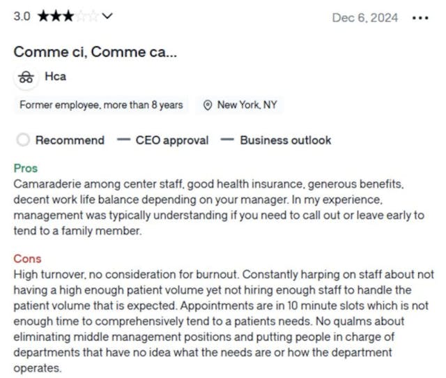 Source: https://www.glassdoor.com/Reviews/Planned-Parenthood-Reviews-E14417.htm ‘Don’t be fooled’: Planned Parenthood employee reviews say corporation doesn’t care about clients or staff image