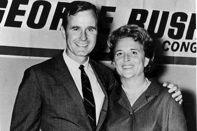 George HW Bush elected to Congress 1966 with wife Barbara (Image credit: Credit: George Bush Presidential Library and Museum) Image: George HW Bush elected to Congress 1966 with wife Barbara (Image credit: Credit: George Bush Presidential Library and Museum)