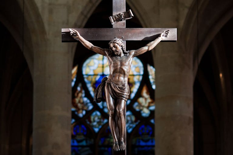 Statue of Jesus Christ on cross