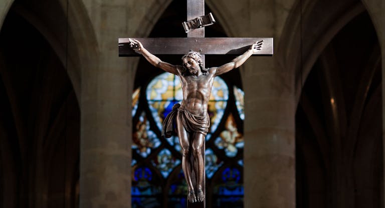 Statue of Jesus Christ on cross