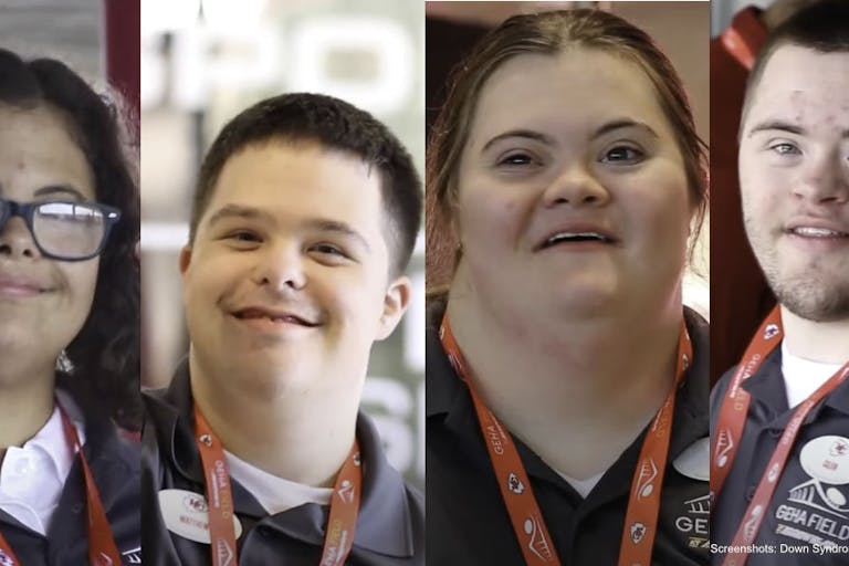 kansas city chiefs employees down syndrome
