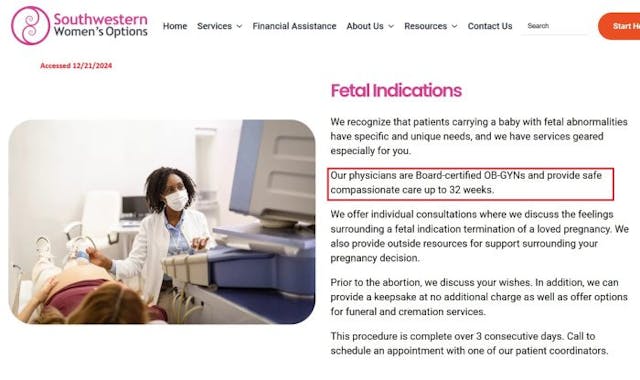 Alamo Women’s Clinic of Albuquerque, LLC