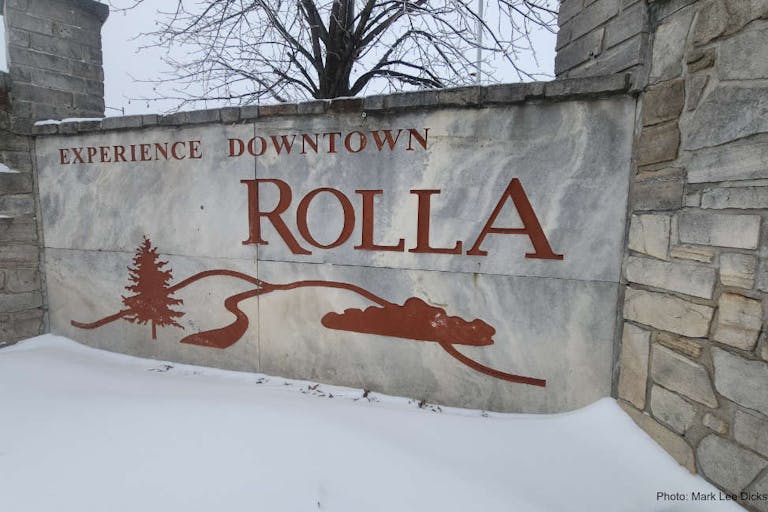 Rolla Missouri sign