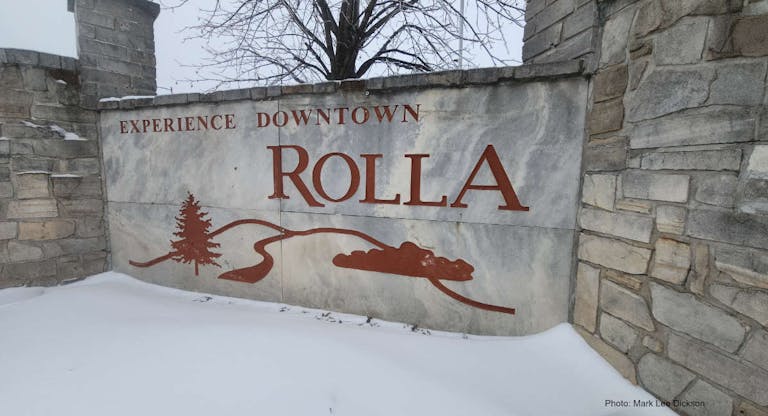Rolla Missouri sign