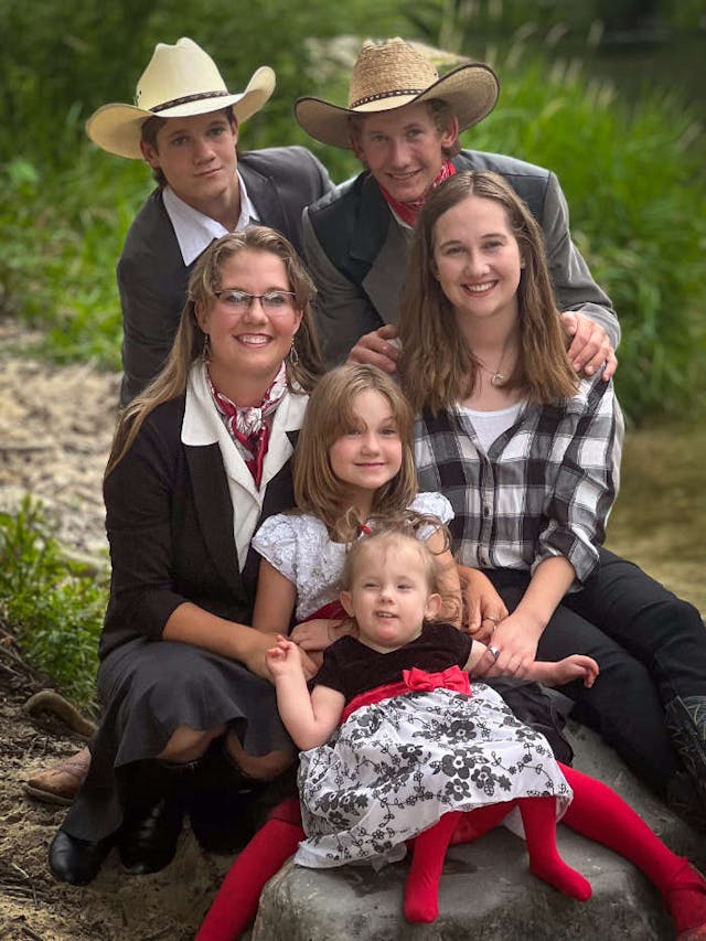 Tabitha and her siblings in 2023 (Photo courtesy of Sandi Enzminger) Doctors said Tabitha’s condition was ‘fatal.’ Six years later, she’s still teaching us about life. image