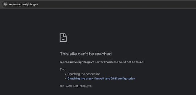 Biden-era HHS website promoting abortion has been terminated image