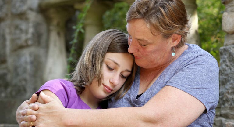 Mother’s love of her troubled teenage daughter.