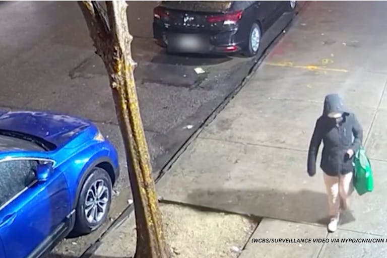 (WCBSSURVEILLANCE VIDEO VIA NYPDCNNCNN Newsource) newborn, abandoned, bronx