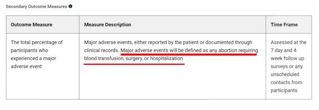 Major Adverse Event for Chat Study clinical trial Major Adverse Event for Chat Study clinical trial