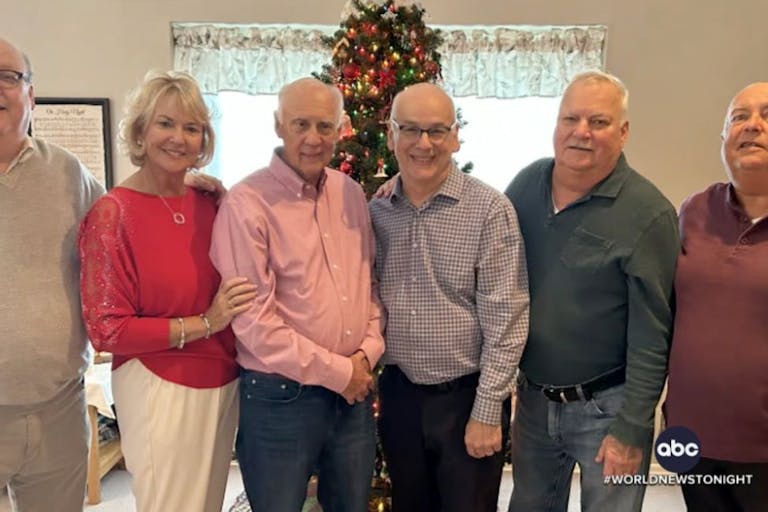 Christmas miracle adoption, man meets family