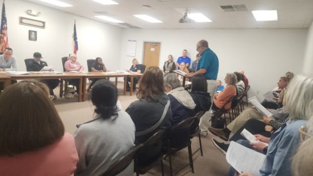 Hallettsville resident David Smolik encourages the Hallettsville City Council to consider making Hallettsville a Sanctuary City for the Unborn. (Photo: Mark Lee Dickson) Residents of another Texas city urge local leaders to make it a ‘Sanctuary City for the Unborn’ image