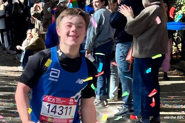 Down syndrome, marathon, Lloyd