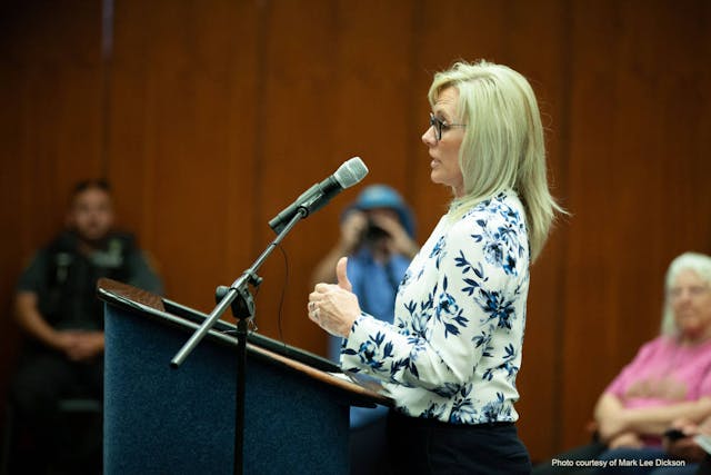Candy Gibbs, Amarillo Hope Choice PRC director, speaks before City Council (Photo: Mark Lee Dickson) Amarillo Sanctuary City for the Unborn Ordinance fails, with help from self-proclaimed ‘pro-life’ opposition image