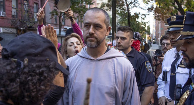 Abortion-rights and Anti-abortion supporters clash in New York City