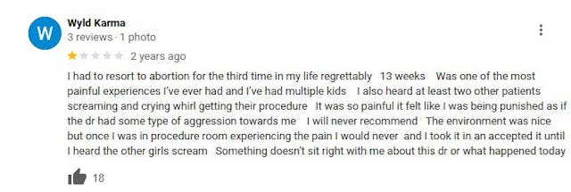 Google Reviews show women’s less-than-empowering, ‘excruciating’ abortion experiences image