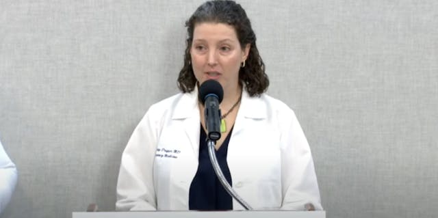 Dr. Cortney Draper (Women’s Healthcare Declaration press conference) Coalition of medical professionals combats lies with Women’s Healthcare Declaration image