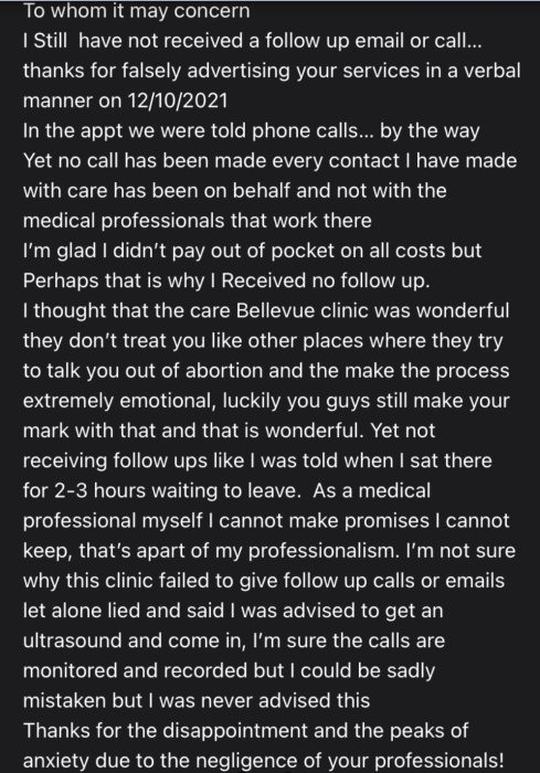 Google Reviews reveal life-threatening complications even in ‘pro-choice’ states  image