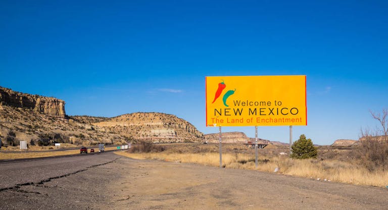 Welcome to New Mexico Sign