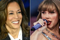 COMBO-US-VOTE-POLITICS-MUSIC-CELEBRITY-HARRIS-SWIFT