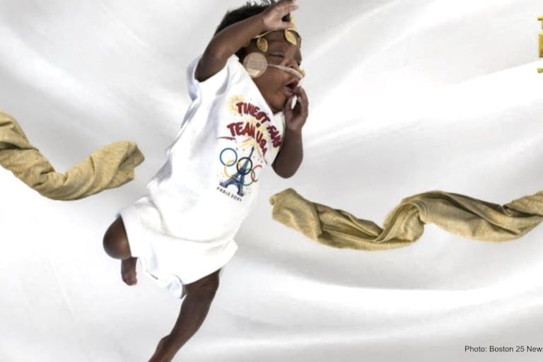 NICU baby olympics boston 25