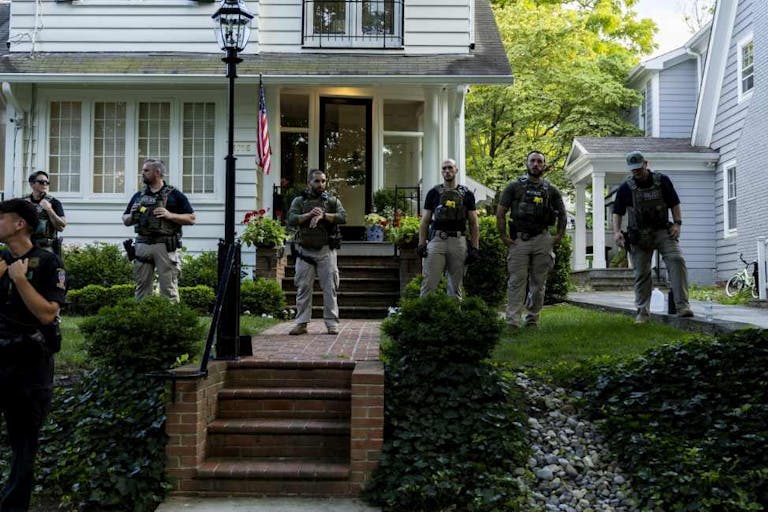 Abortion Rights Activists Protest Outside Justices’ Homes