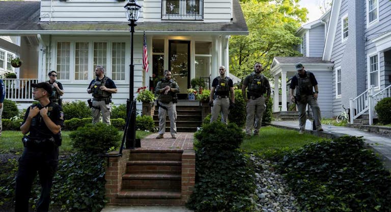Abortion Rights Activists Protest Outside Justices’ Homes