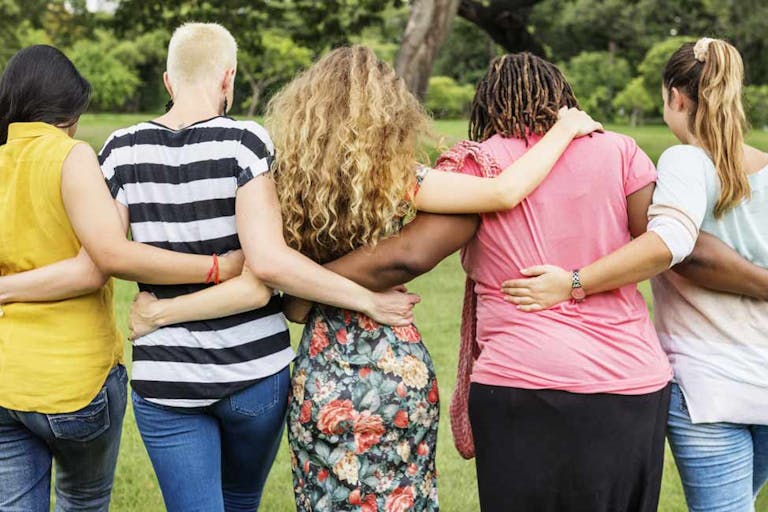 women-group-of-women-feminist