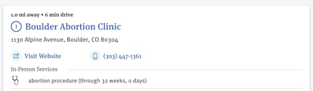 Via abortionfinder.org Via abortionfinder.org