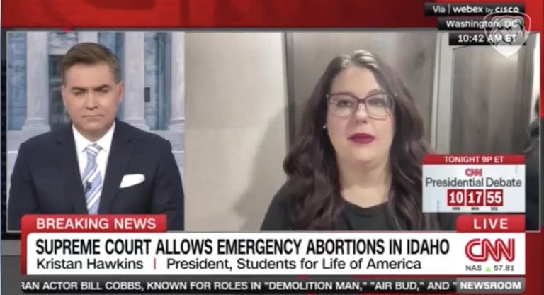 kristan hawkins jim acosta cnn