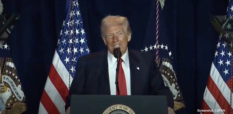 Trump thanks pardoned pro-lifer at National Prayer Breakfast, vows to ‘defend’ religious freedom featured image