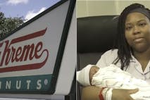 baby born at AL Krispy Kreme Baby born in a Krispy Kreme parking lot is celebrated with sweet treats featured image