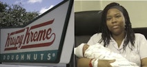 Baby born in a Krispy Kreme parking lot is celebrated with sweet treats featured image