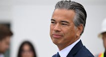 Attorney General Rob Bonta speaks during a press conference of Governor Gavin Newsom's bills signing forhousing & homelessness with new legislation and funding in San Francisco, California, United States on September 19, 2024.